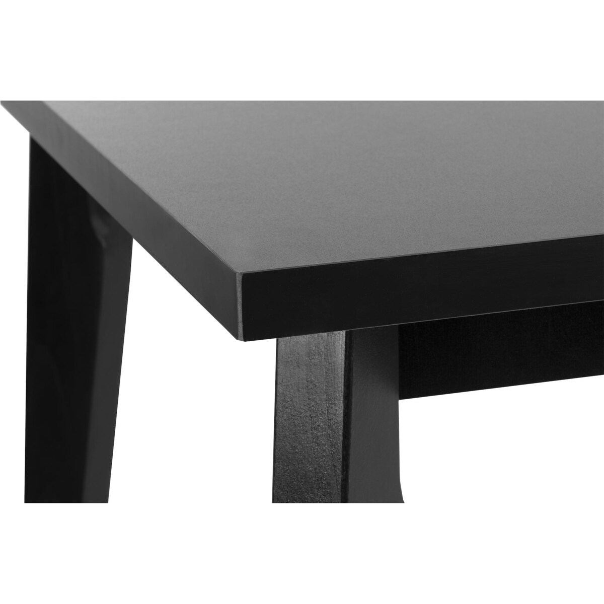 KONSIMO RHENA Stół w skandynawskim stylu rozkładany czarny