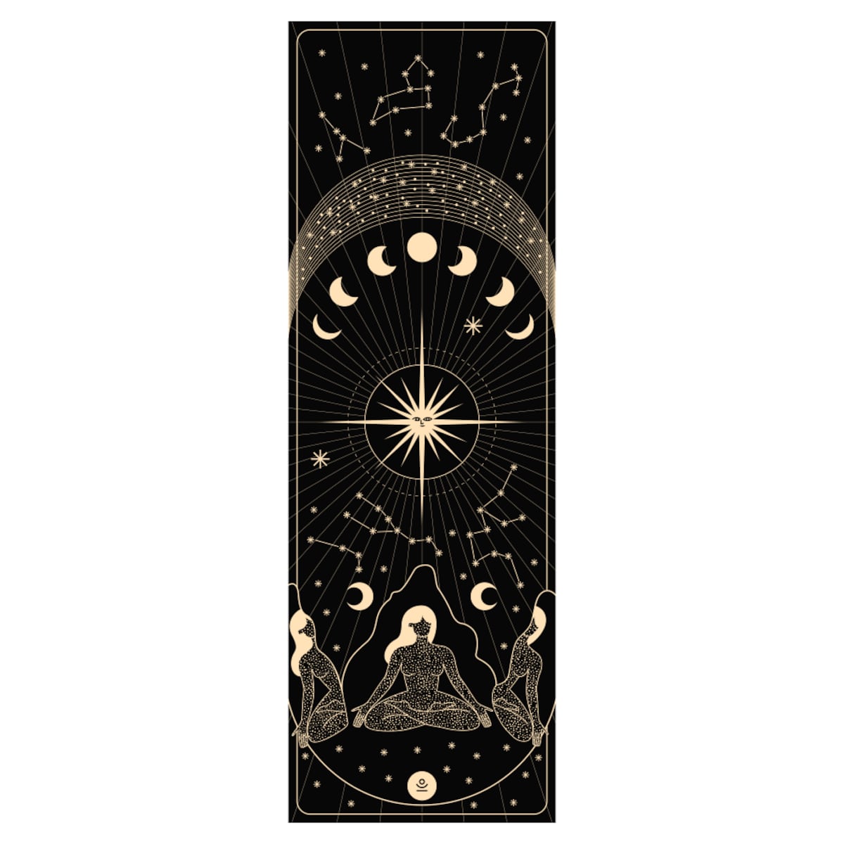 Mata do jogi, ćwiczeń i pilatesu UNIVERSE - kauczukowa, antypoślizgowa