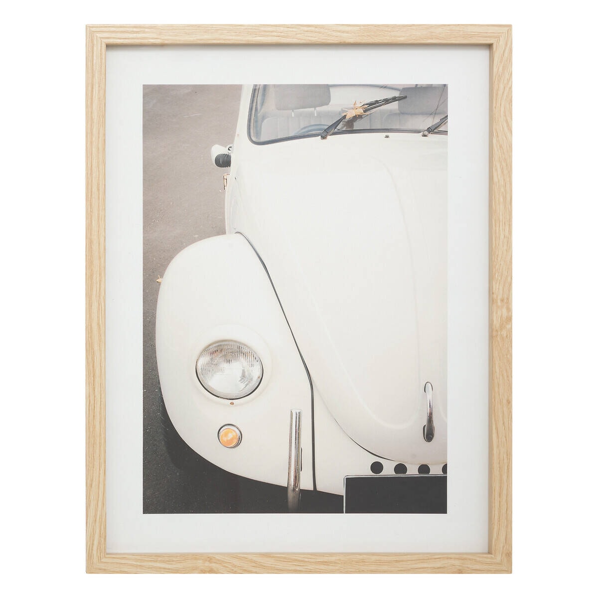 Plakat w ramie z retro samochodem VIVIEN, 30 x 40 cm