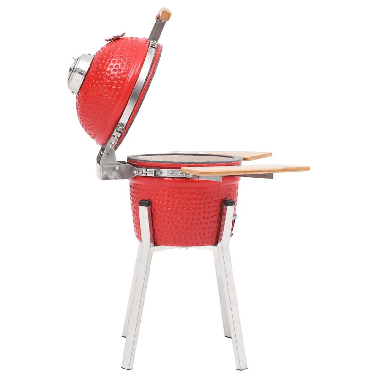 vidaXL Ceramiczny grill Kamado z wędzarnią, 76 cm