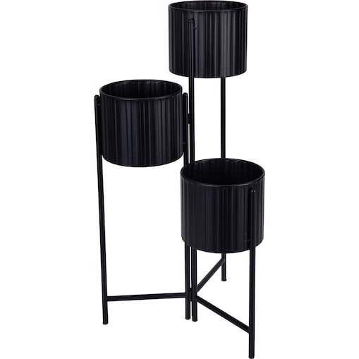 Kwietnik loftowy na 3 doniczki VIKO, metalowy