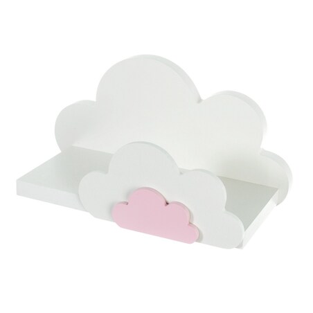 Półka Clouds 29,5x15x15cm pink, 29,5 x 15 x 15 cm