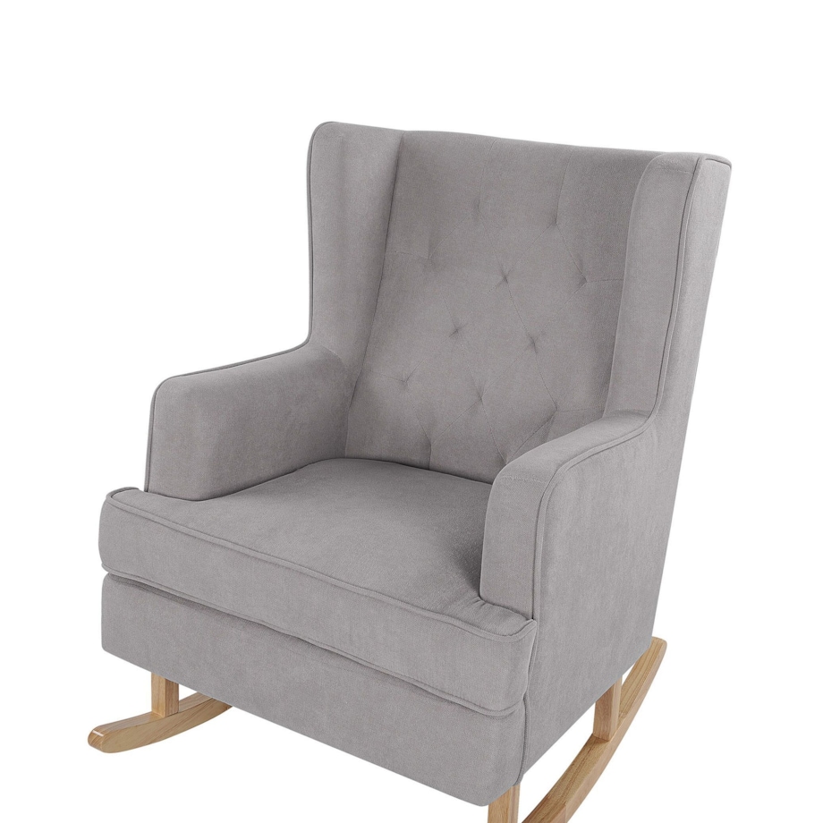 Fotel bujany jasnoszary TRONDHEIM II