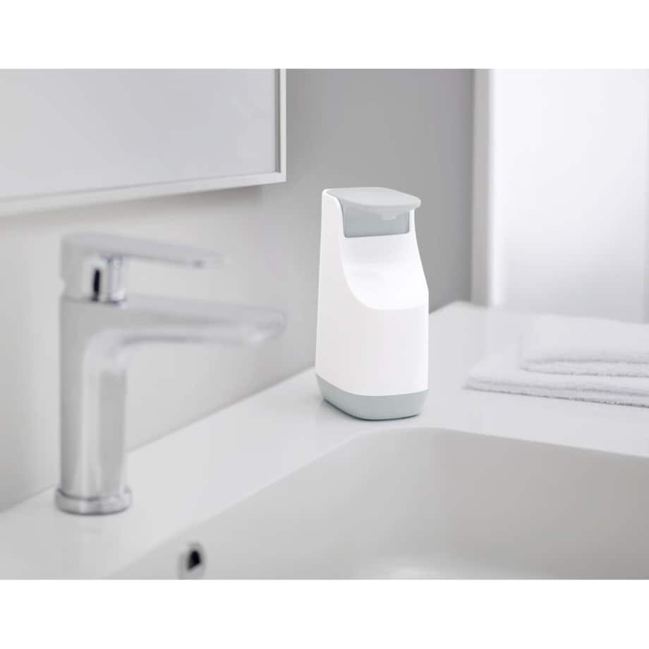 Dozownik do mydła szary Slim, 350 ml, Joseph Joseph