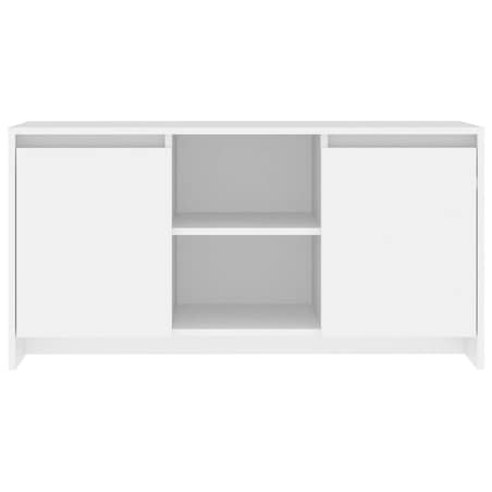 vidaXL Szafka pod TV, biała, 102x37,5x52,5 cm, materiał drewnopochodny