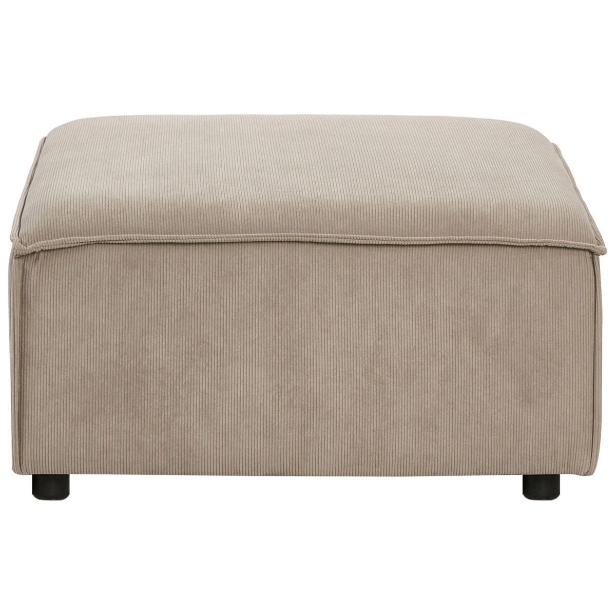 Otomana sztruksowa beżowoszara ARDAL