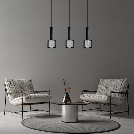 Lampa wisząca Light Prestige Amo czarny 3 x E27 1 szt.