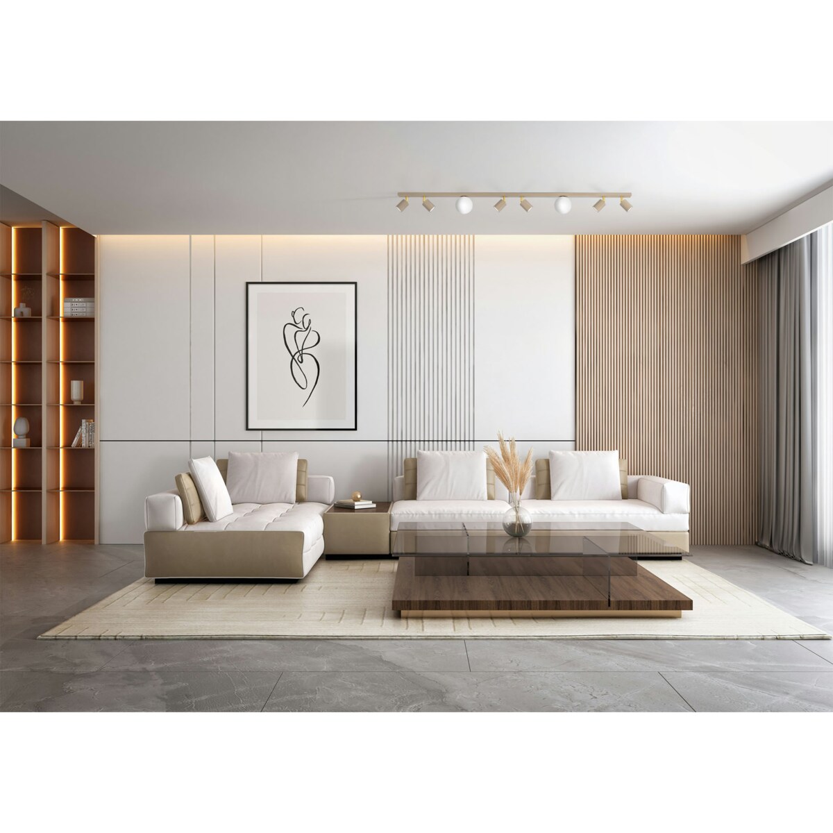 Lampa sufitowa K-5834 z serii ASPA