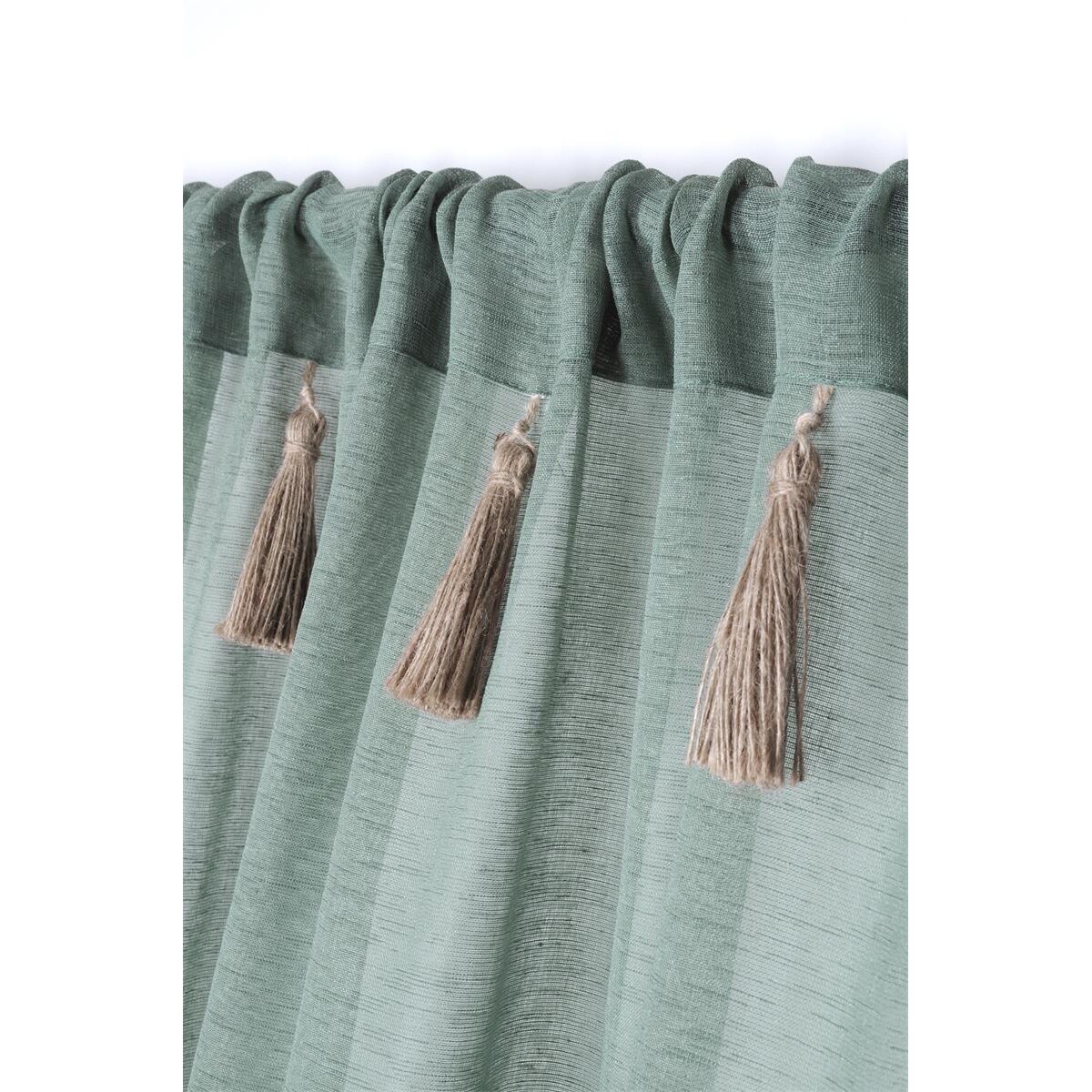 Firana z frędzlami, IBIZA, 140 x 260 cm