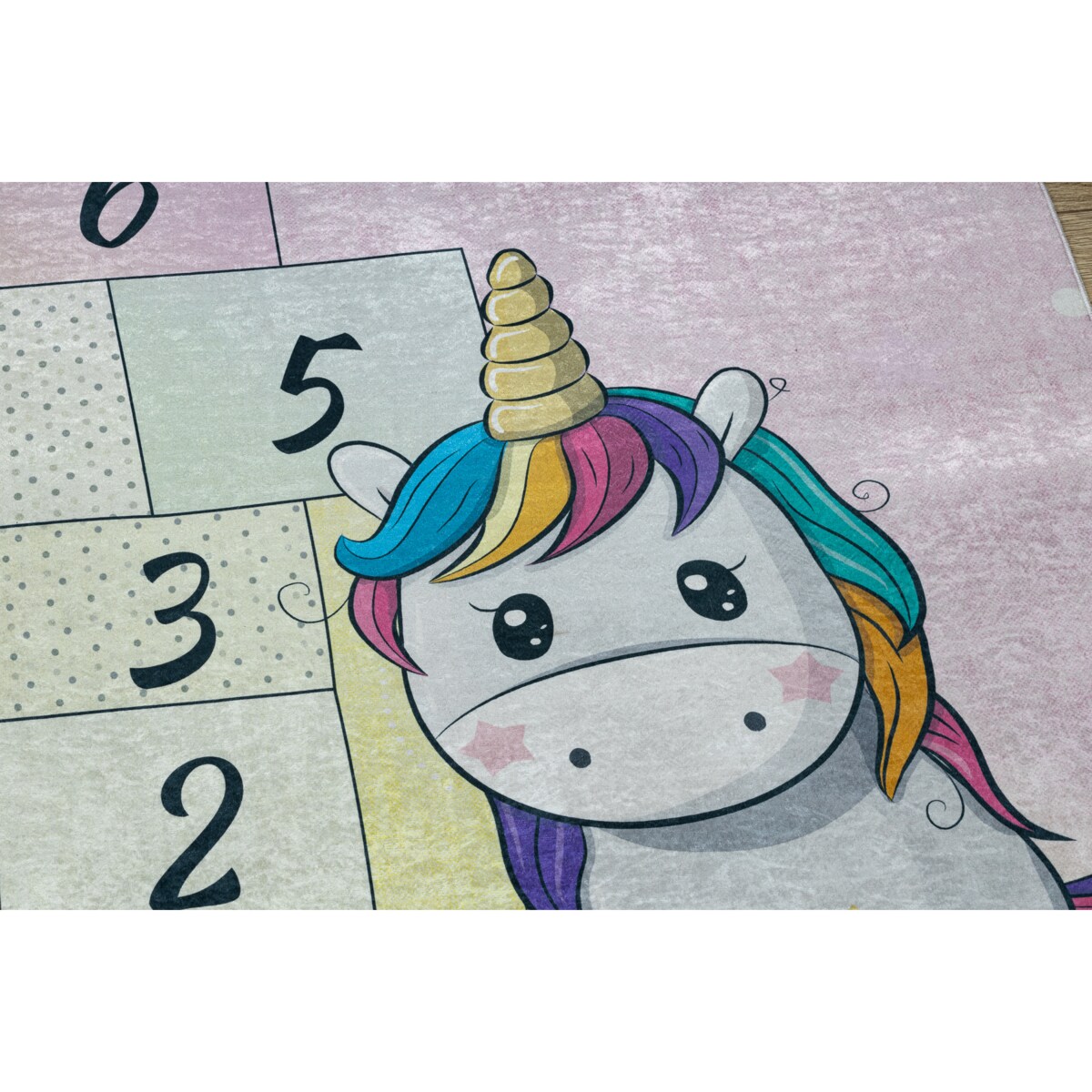 Dywan do prania BAMBINO 54060 Jednorożec, 120x170 cm