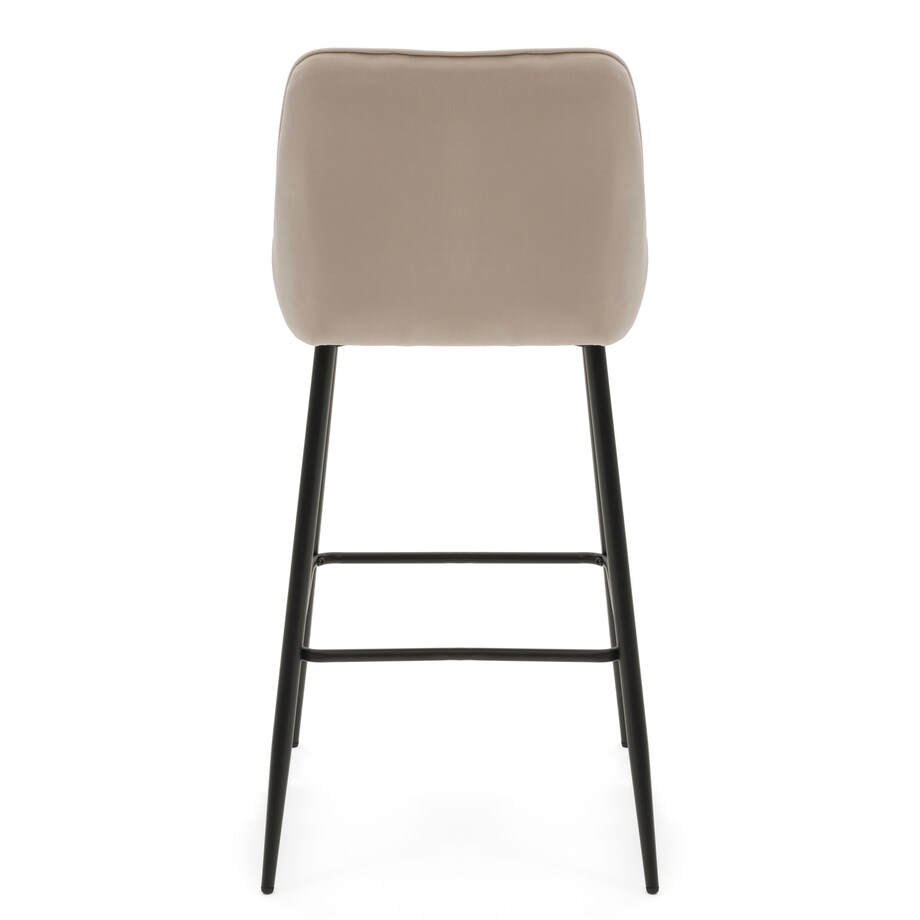 Hoker tapicerowany welurowy do salonu jadalni barowy glamour VASTO