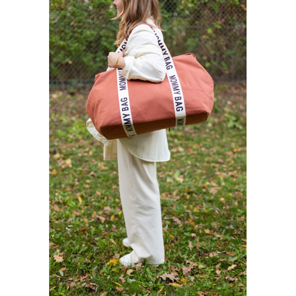 Childhome Torba Mommy Bag Signature Terracotta