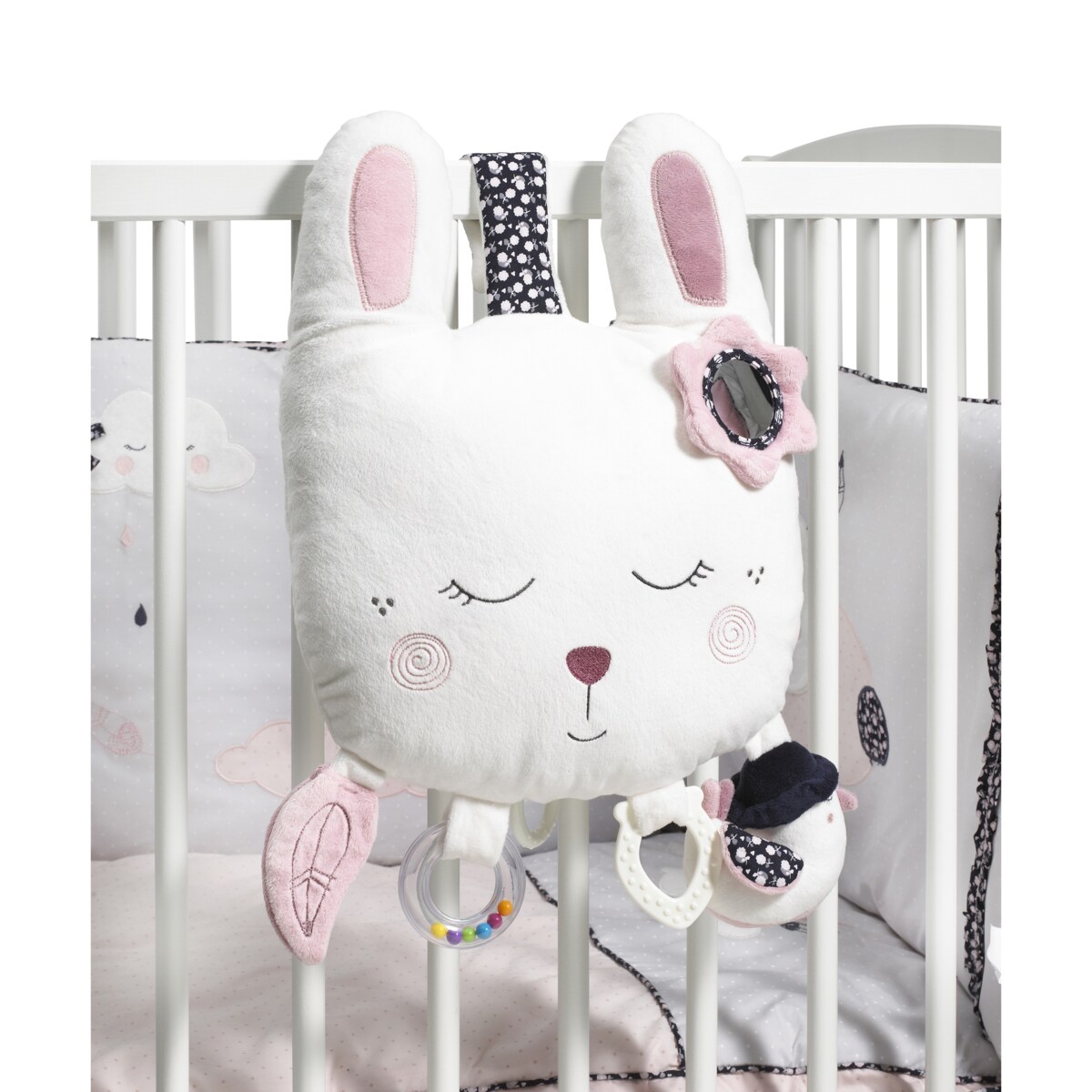 Zabawka edukacyjna z pozytywką i światłem LED MISS CHIPIE Sauthon