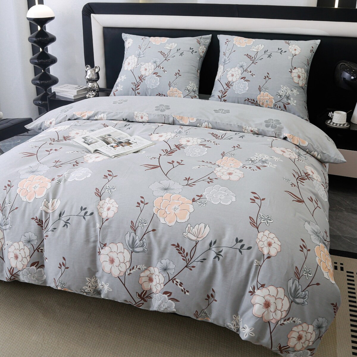 Pościel Bawełniana Premium 220X200 Kwiat