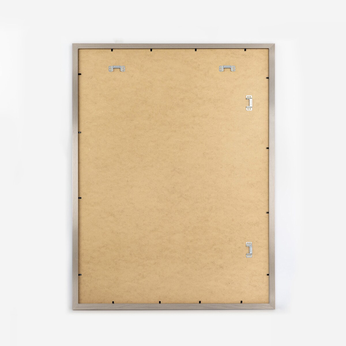 Srebrna ramka na zdjęcia 60x80 cm rama MDF ramki do zdjęć 80x60 cm srebrny FRAMAI®