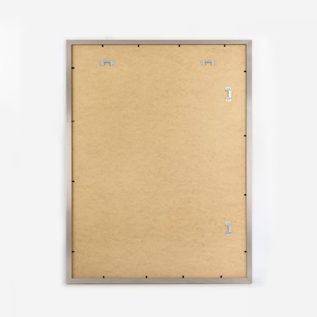 Srebrna ramka na zdjęcia 60x80 cm rama MDF ramki do zdjęć 80x60 cm srebrny FRAMAI®