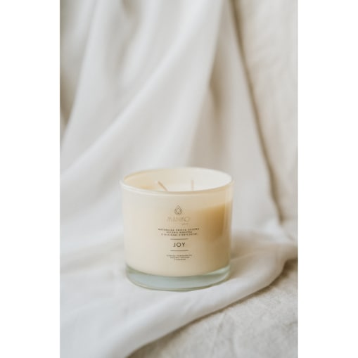Naturalna świeca sojowa JOY z olejkami eterycznymi