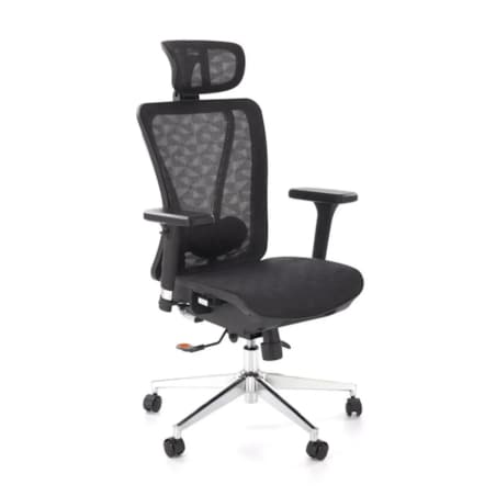 Fotel biurowy VIXEN czarny ergonomiczny