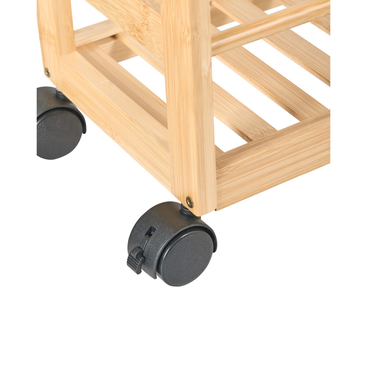 Wózek łazienkowy bambusowy jasne drewno QUINTAY