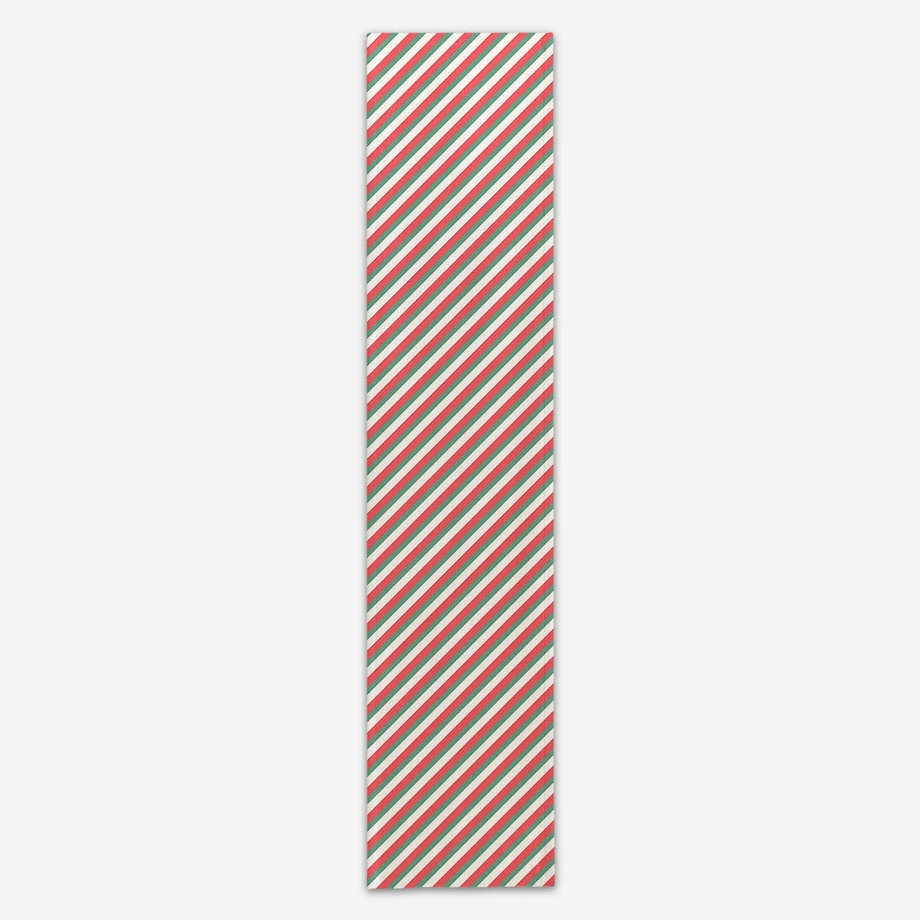 Bieżnik świąteczny - Kolorowe pasy - 40x220