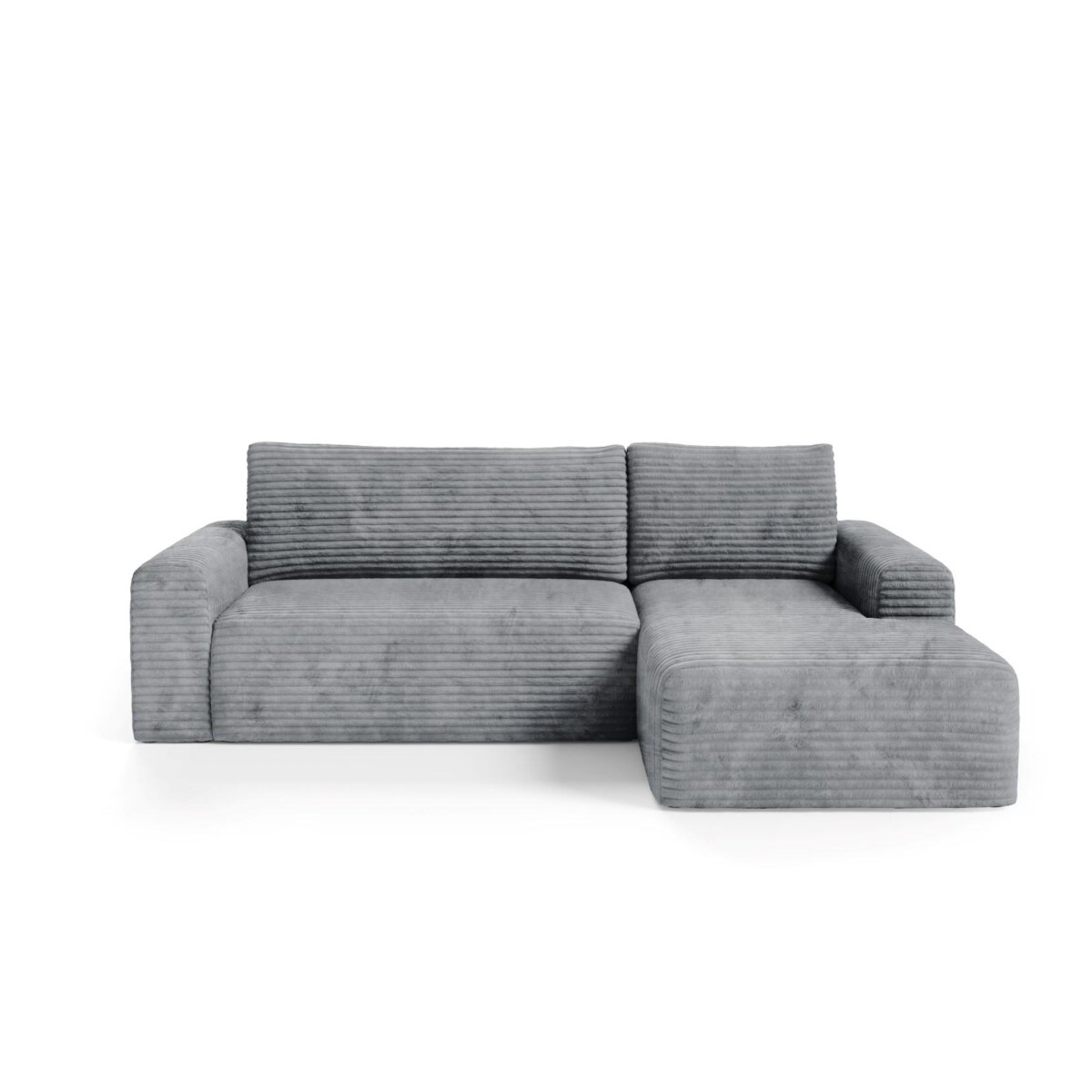 Narożnik SONTII z funkcją spania gruby sztruks Kolor: TILIA 90