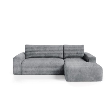 Narożnik SONTII z funkcją spania gruby sztruks Kolor: TILIA 90