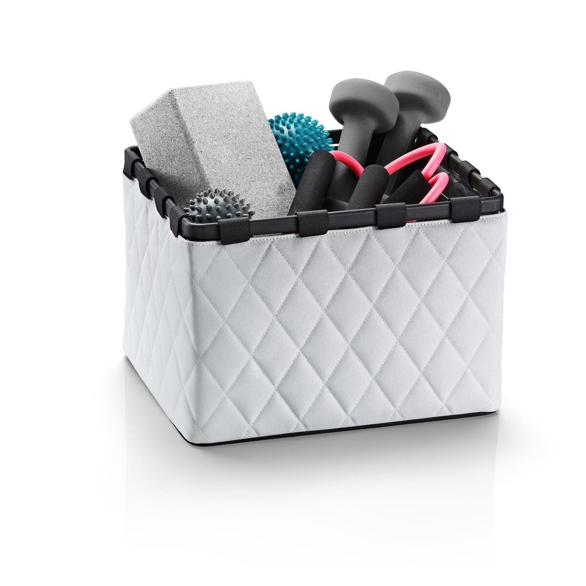 Pudełko FRAMEBOX M, rhombus light grey