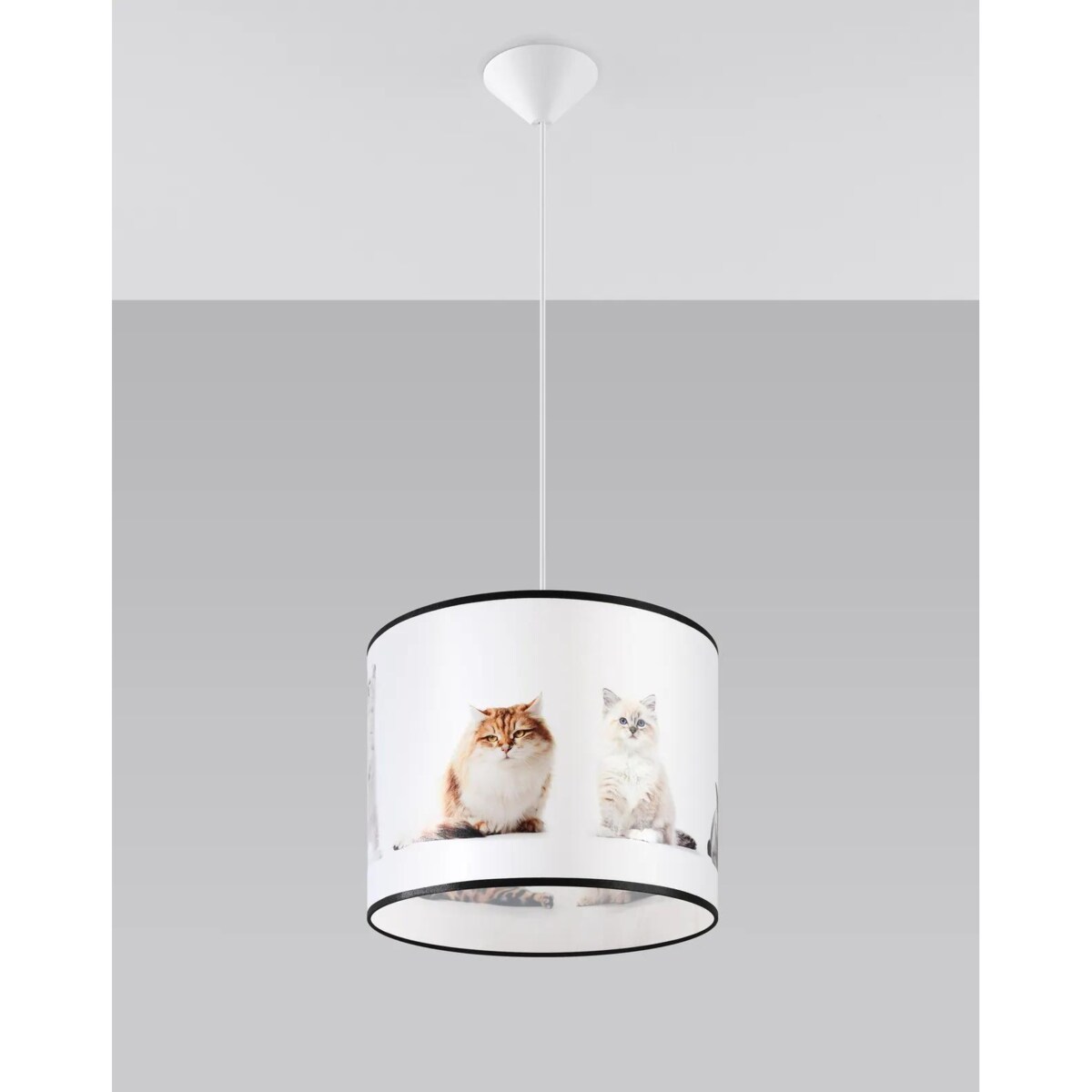 Lampa wisząca KOTY 30 biała