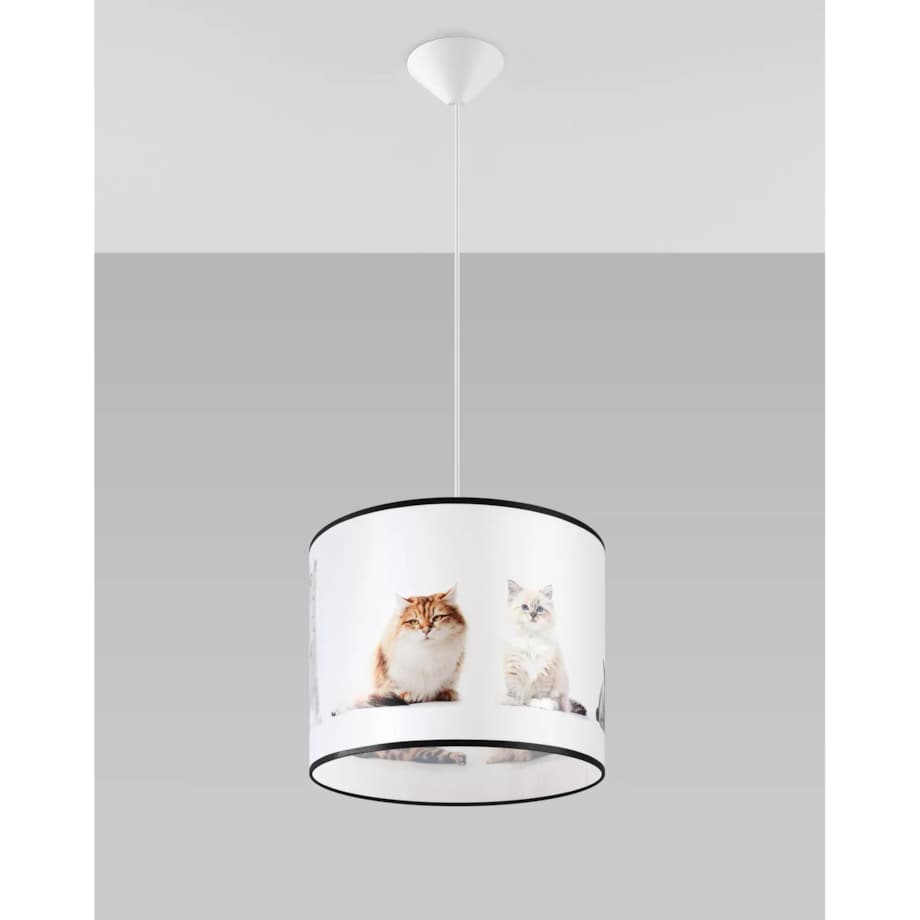 Lampa wisząca KOTY 30 biała