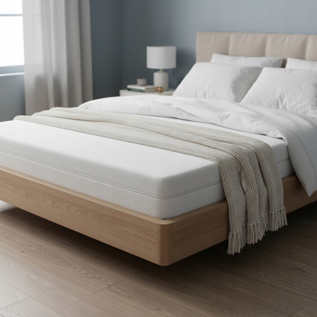 Materac Piankowy Komvortowy 140X200 14 Cm H3/H4 T28-T30 Pokrowiec Zdejmowany