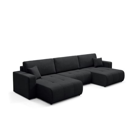 Narożnik MOLINIO U z funkcją spania Kolor: Wind 99