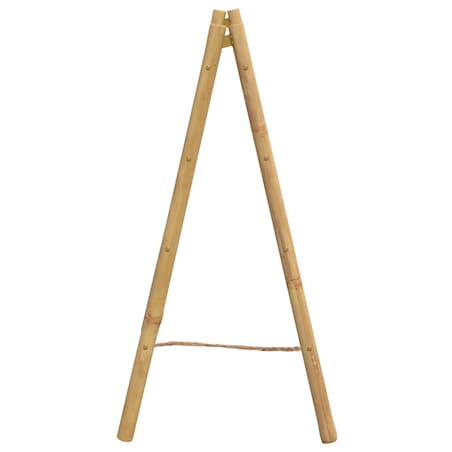 vidaXL Podwójna drabinka na ręczniki, 4 szczeble, 90x50x100 cm, bambus