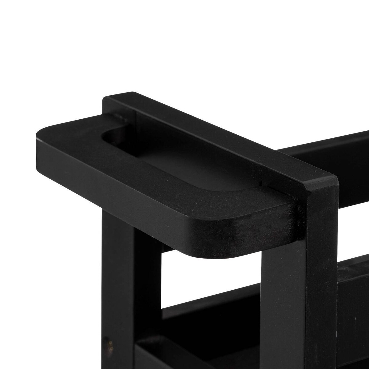 Bardzo wąski regał łazienkowy na kółkach, 3 półki, szer. 15 cm