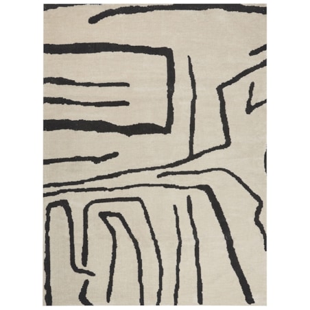 Dywan 300 x 400 cm beżowo-czarny KOLPUR