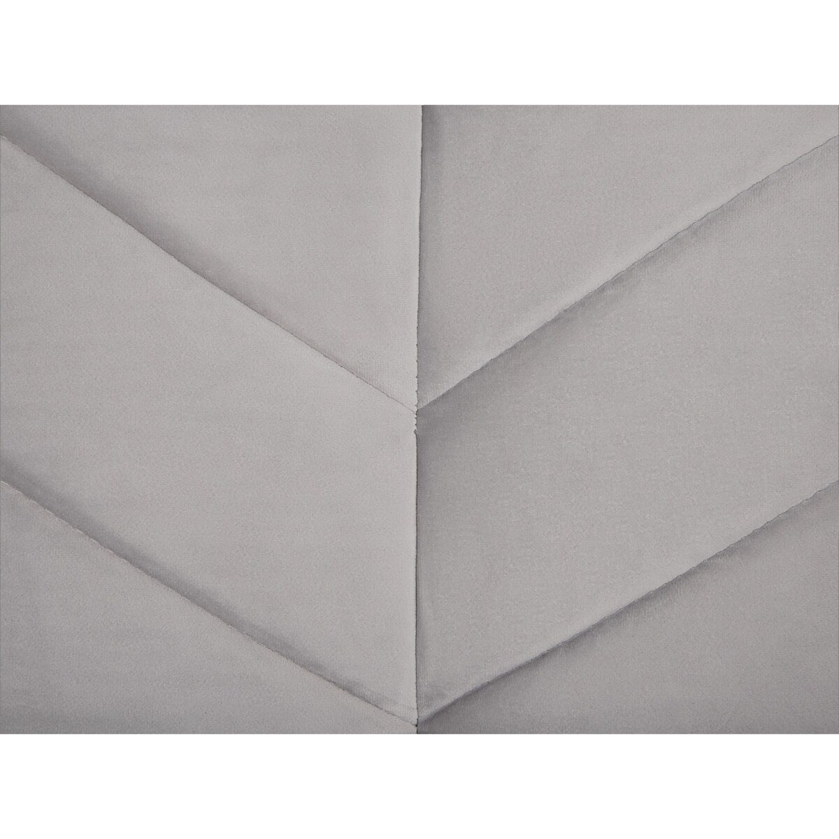 Sofa rozkładana welurowa jasnoszara SENJA