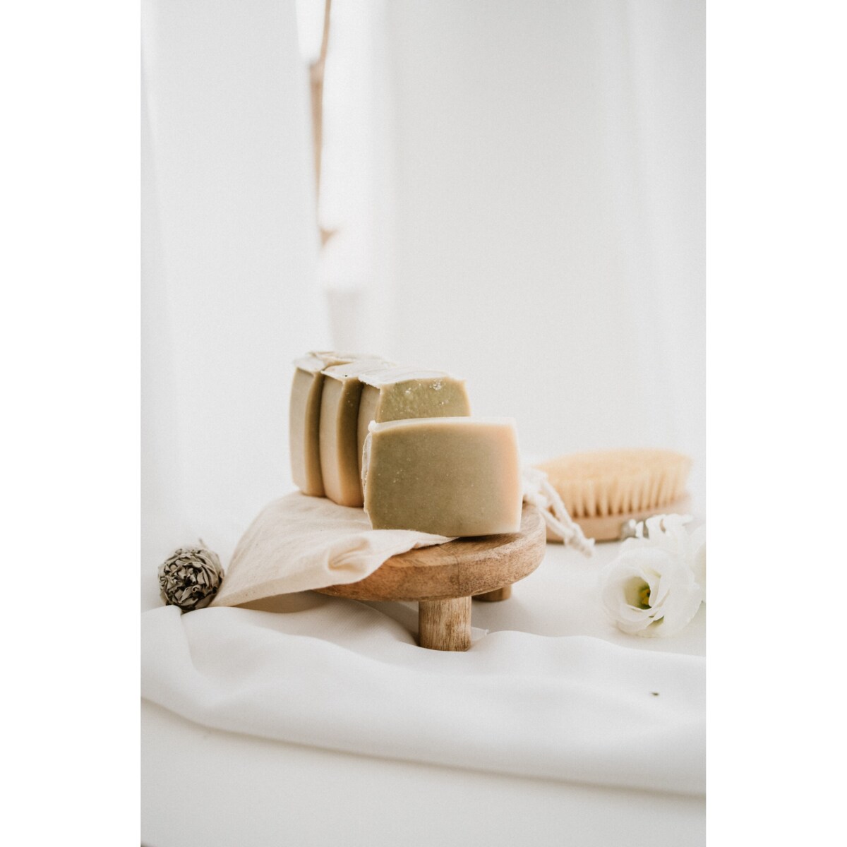 Naturalne mydło ze spiruliną - Natural soap with spirulina