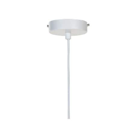 Lampa wisząca metalowa biała DEEL