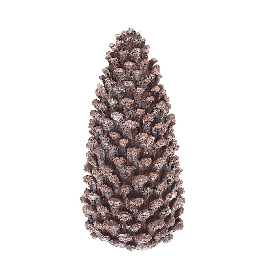 Figurka Szyszka duża 14x14x28 cm boże narodzenie, święta, świąteczne, brązowy, 14x14x28 cm