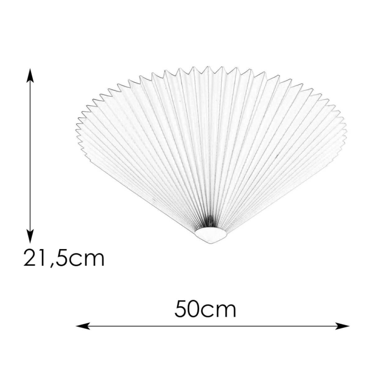 Sypialniany plafon materiałowy Plisado 108708 Markslojd beżowy