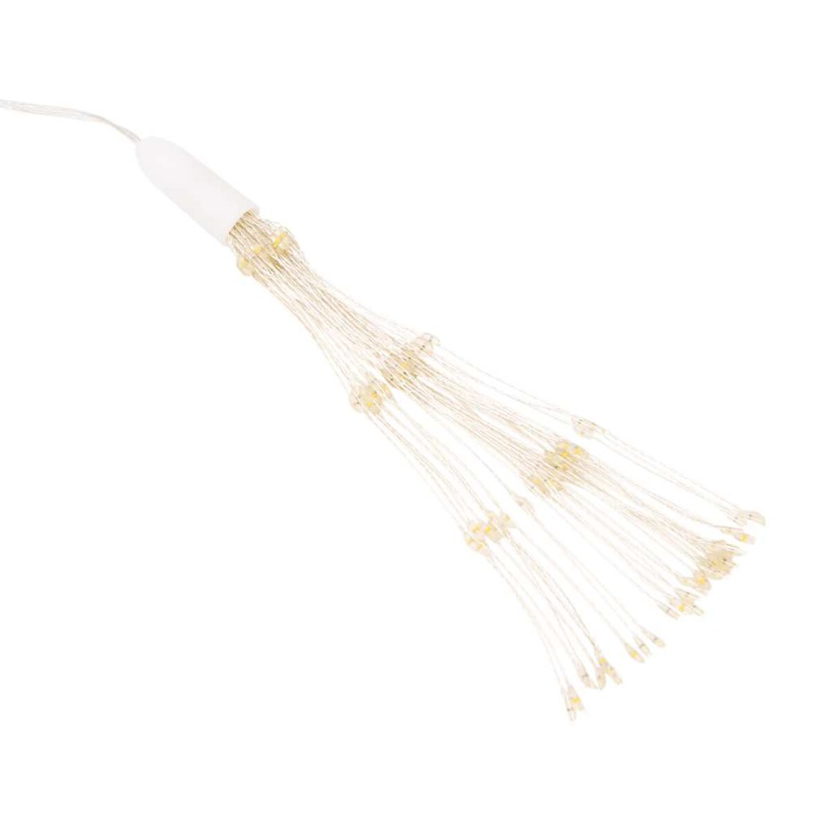 vidaXL Ozdoba świąteczna ze 140 lampkami LED, zimna biel, 17 cm