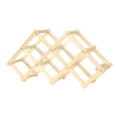 restaer dwupoziomowy drewniany stojak na wino 45x12x32 cm