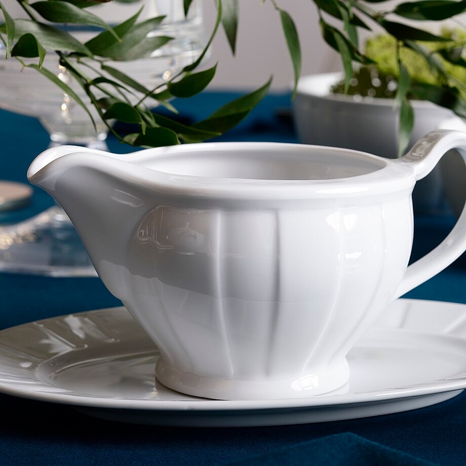 Sosjerka 450 ml Oktawa biała 0001