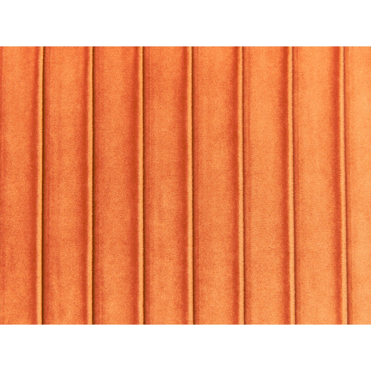 Ławka do sypialni welurowa pomarańczowa PATERSON