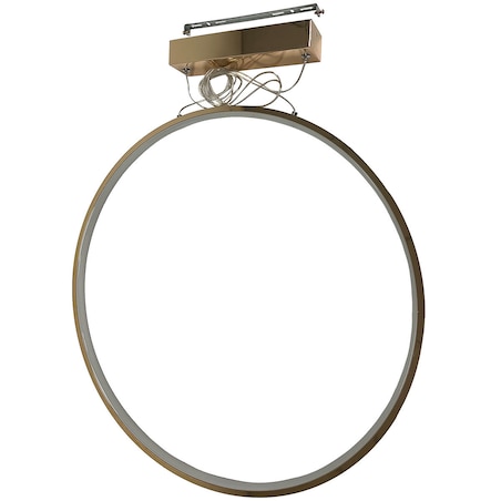 Lampa sufitowa wisząca Light Prestige Mirror złoty LED CCT 3000K/4000K/6000K (regulowana) 1 szt.
