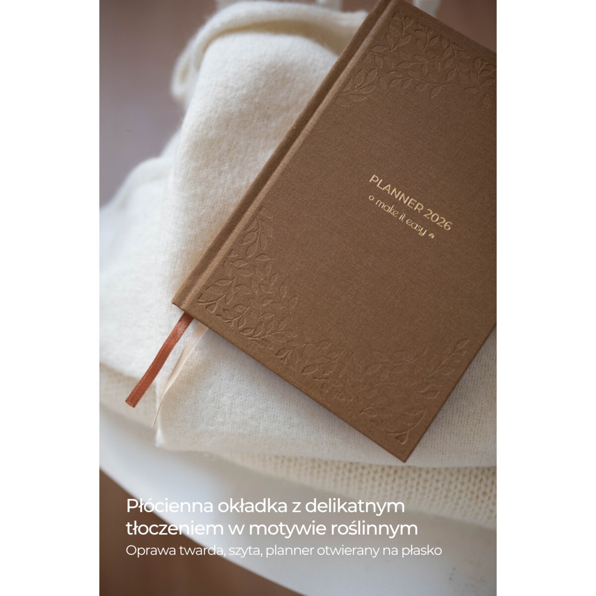 Planner dzienny 2026 – Cappuccino