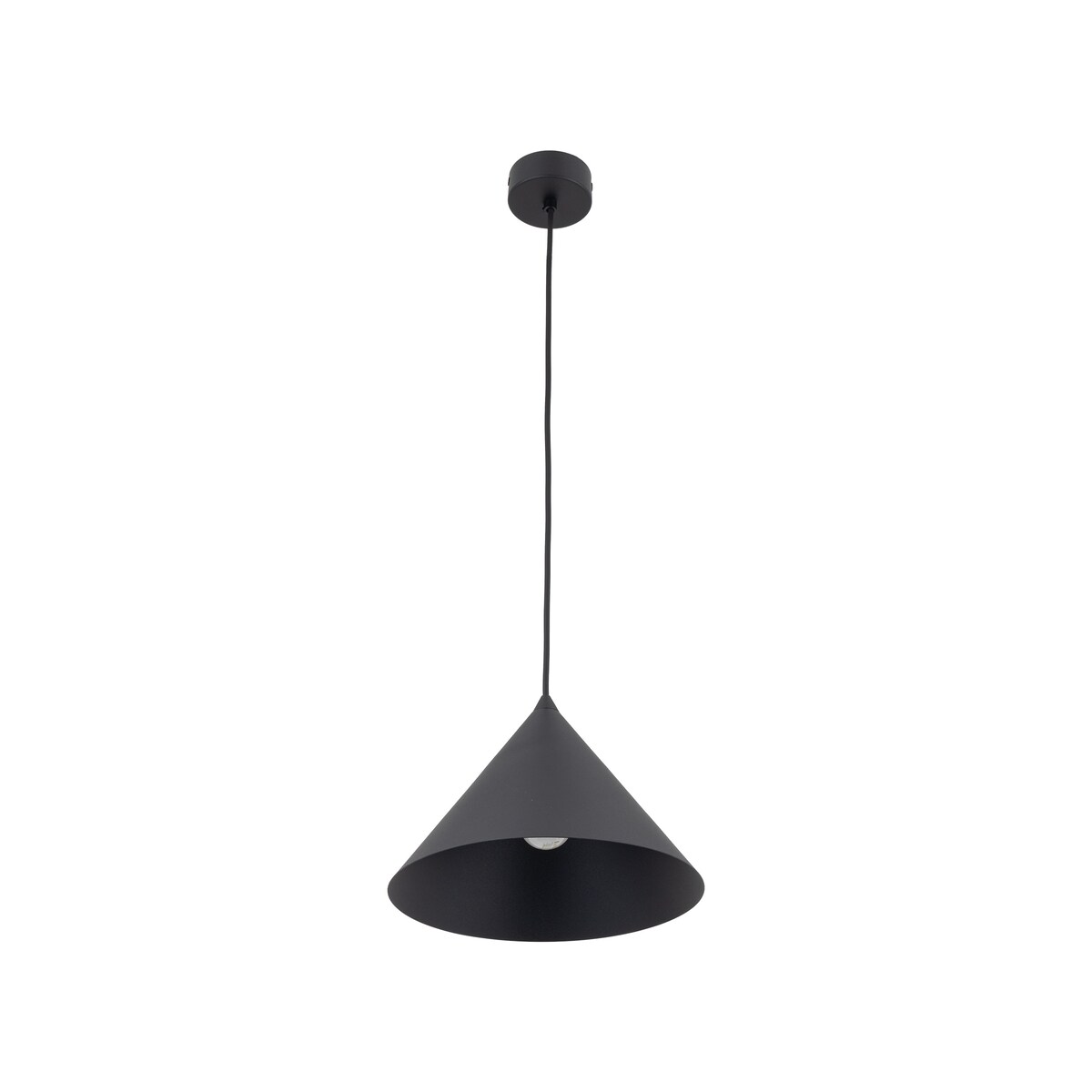 Lampa wisząca czarna SHINE BLACK 6630 TK Lighting E27 regulowana do salonu kuchni jadalni