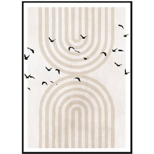 Poster Story, Plakat, Obraz - Łuki i Ptaki, wymiary 30 x 42 cm