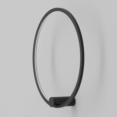 Salonowa lampa ścienna Ringa WL0116-M-BK Yaskr LED 35W 3000-4000K IP44 czarna