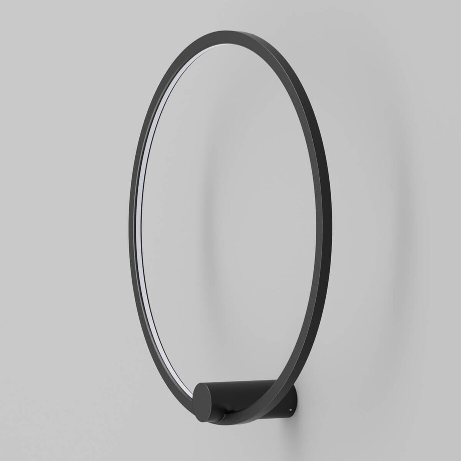 Salonowa lampa ścienna Ringa WL0116-M-BK Yaskr LED 35W 3000-4000K IP44 czarna