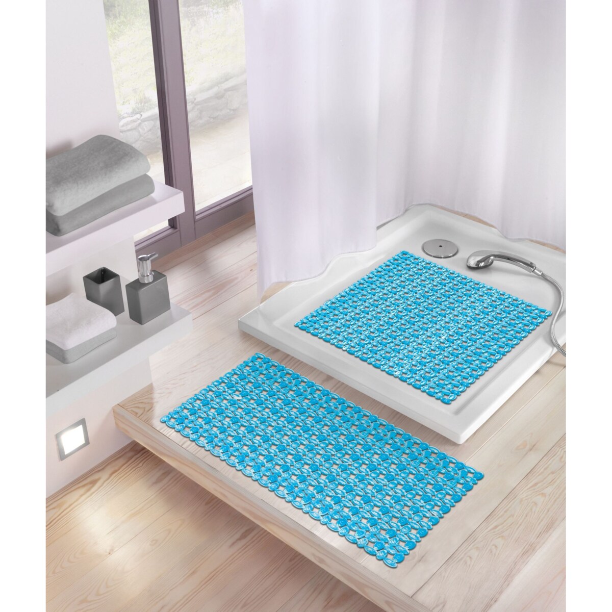 Kleine Wolke Ivy Mata bezpieczeństwa do wanny niebieski 39x 69 cm